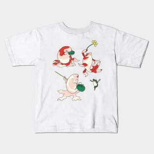 Gold Fish's Drinking Party Kids T-Shirt